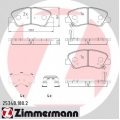 25348.180.2 ZIMMERMANN Комплект тормозных колодок, дисковый тормоз