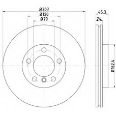 92275605 TEXTAR Тормозной диск