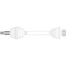 RE3225 General Ricambi Приводной вал