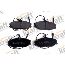 6005616 KRAFT AUTOMOTIVE Комплект тормозных колодок, дисковый тормоз