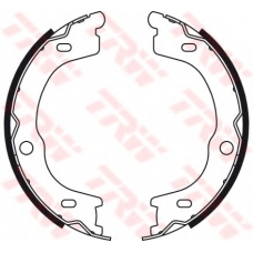 GS8784 TRW Комплект тормозных колодок, стояночная тормозная с