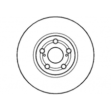 NBD1323 NATIONAL Тормозной диск
