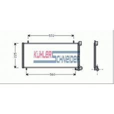 2720301 KUHLER SCHNEIDER Конденсатор, кондиционер