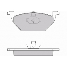 12-0712 E.T.F. Комплект тормозных колодок, дисковый тормоз