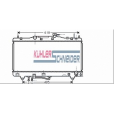 3201041 KUHLER SCHNEIDER Радиатор, охлаждение двигател