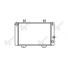 18002038 VAN WEZEL Радиатор, охлаждение двигателя