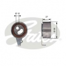 T41292 GATES Натяжной ролик, ремень грм