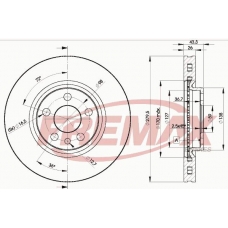 BD-4620 FREMAX Тормозной диск