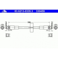 83.6213-0335.3 ATE Тормозной шланг