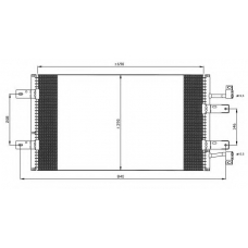 35900 NRF Конденсатор, кондиционер