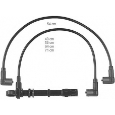 0300890567 BERU Комплект проводов зажигания