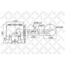 90-62511-SX STELLOX Кожух пневматической рессоры