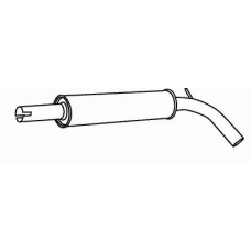 616362 FONOS Средний глушитель выхлопных газов