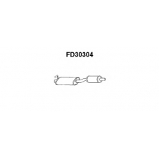 FD30304 VENEPORTE Глушитель выхлопных газов конечный