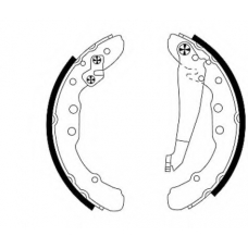 8DB 355 003-281 HELLA PAGID Комплект тормозных колодок