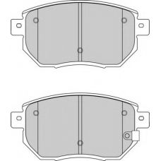 FD7184A NECTO Комплект тормозных колодок, дисковый тормоз