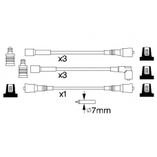 0 986 356 814 BOSCH Комплект проводов зажигания