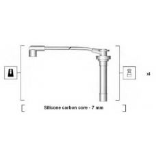 941295060855 MAGNETI MARELLI Комплект проводов зажигания