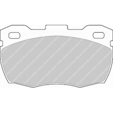 FSL871 FERODO Комплект тормозных колодок, дисковый тормоз