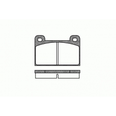 2018.00 ROADHOUSE Комплект тормозных колодок, дисковый тормоз