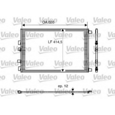 818002 VALEO Конденсатор, кондиционер