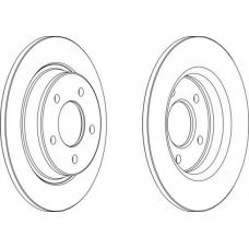 DDF1546C FERODO Тормозной диск