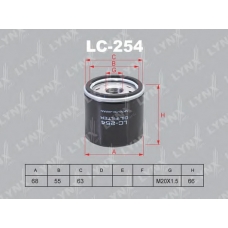 LC254 LYNX Фильтр масляный