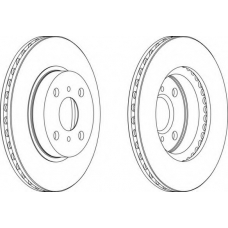DDF794-1 FERODO Тормозной диск