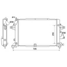 53145 NRF Радиатор, охлаждение двигателя