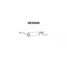 ME50050 VENEPORTE Глушитель выхлопных газов конечный