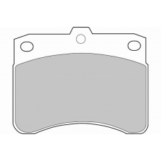 FD6355V NECTO Комплект тормозных колодок, дисковый тормоз