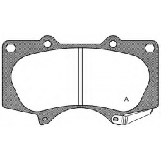 BPA0988.00 OPEN PARTS Комплект тормозных колодок, дисковый тормоз