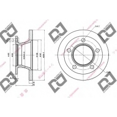 BD1482 DJ PARTS Тормозной диск