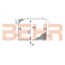 1202104 BEHR Radiator