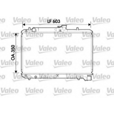 734167 VALEO Радиатор, охлаждение двигателя