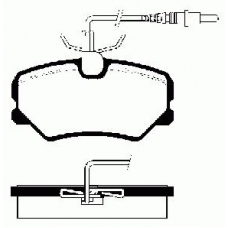 1501223733 S.b.s. Комплект тормозных колодок, дисковый тормоз