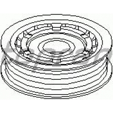 401 407 TOPRAN Паразитный / ведущий ролик, поликлиновой ремень