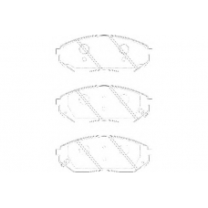 WBP24092A WAGNER LOCKHEED Комплект тормозных колодок, дисковый тормоз