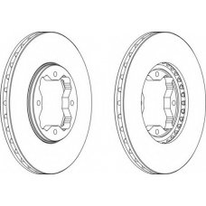 DDF619-1 FERODO Тормозной диск