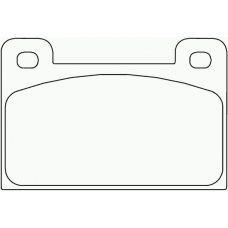 P 85 006 BREMBO Комплект тормозных колодок, дисковый тормоз