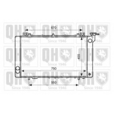 QER1623 QUINTON HAZELL Радиатор, охлаждение двигателя