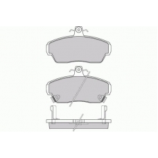 12-0815 E.T.F. Комплект тормозных колодок, дисковый тормоз