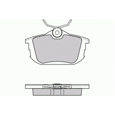 12-0742 E.T.F. Комплект тормозных колодок, дисковый тормоз