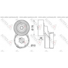 654269 AUTEX Натяжная планка, поликлиновой ремень