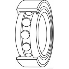 J4712008 HERTH+BUSS JAKOPARTS Комплект подшипника ступицы колеса