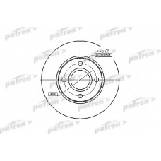 PBD4036 PATRON Тормозной диск