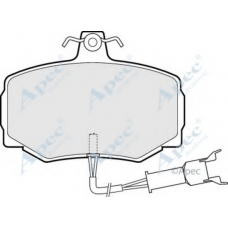 PAD599 APEC Комплект тормозных колодок, дисковый тормоз