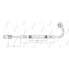 K370A08 NPS Тормозной шланг