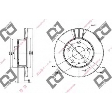 BD1470 DJ PARTS Тормозной диск