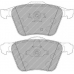 FSL1631 FERODO Комплект тормозных колодок, дисковый тормоз